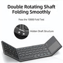 MINI TECLADO UNIVERSAL - TOUCHPAD - DOBLÁVEL - PORTÁTIL - BLUETOOTH - AMERICANO IMPORTADO