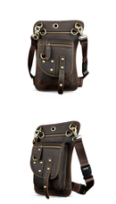 Vintage Original Leather Messenger Bag 