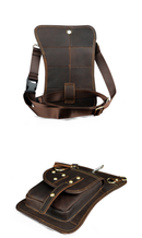 Vintage Original Leather Messenger Bag 
