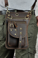 Vintage Original Leather Messenger Bag 