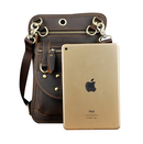 Vintage Original Leather Messenger Bag 