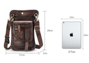 Vintage Original Leather Messenger Bag 