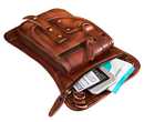 Vintage Original Leather Messenger Bag 