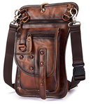 Vintage Original Leather Messenger Bag 