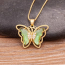 Pingente Borboleta Cristal Austríaco