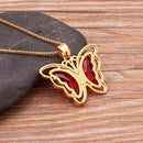 Pingente Borboleta Cristal Austríaco