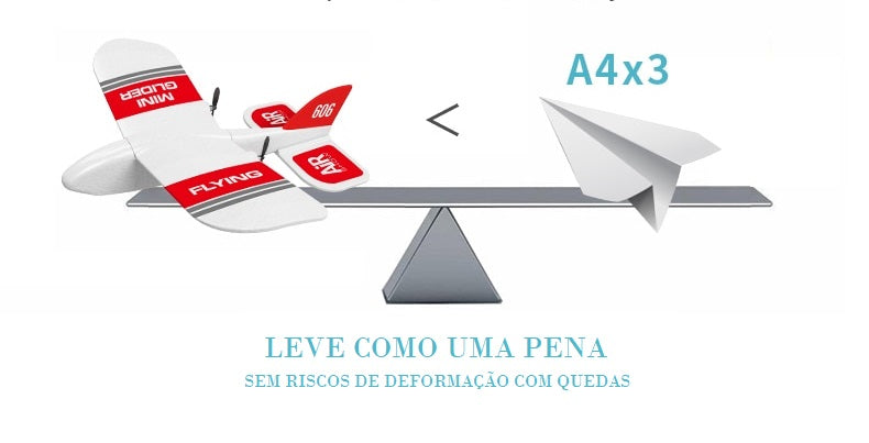 Mini Avião Planador de Controle Remoto