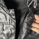 JAQUETA/COLETE DE COURO ESTILO MOTOQUEIRO 2026