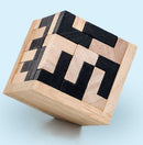 Quebra-Cabeça Cubo Mágico de Madeira 3D
