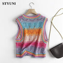 Colete de Malha Arco-íris Styuni Verão 2024