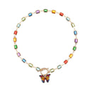 Zirconium Butterfly Necklace