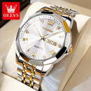 Olevs Wristwatch - Stainless Steel - Luxury Replica 