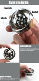 Metal Giroscópio de Dedo - Antiestresse Equilíbrio