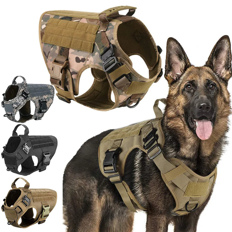 Coleira Estilo Tática Militar para Cães