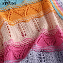 Colete de Malha Arco-íris Styuni Verão 2024