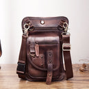 Vintage Original Leather Messenger Bag 